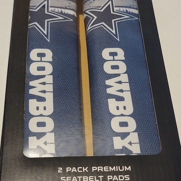 DALLAS COWBOYS HIGH QUALITY POPULAR DESIGN SEAT BELT PADS REPRESENT - Picture 2 of 3